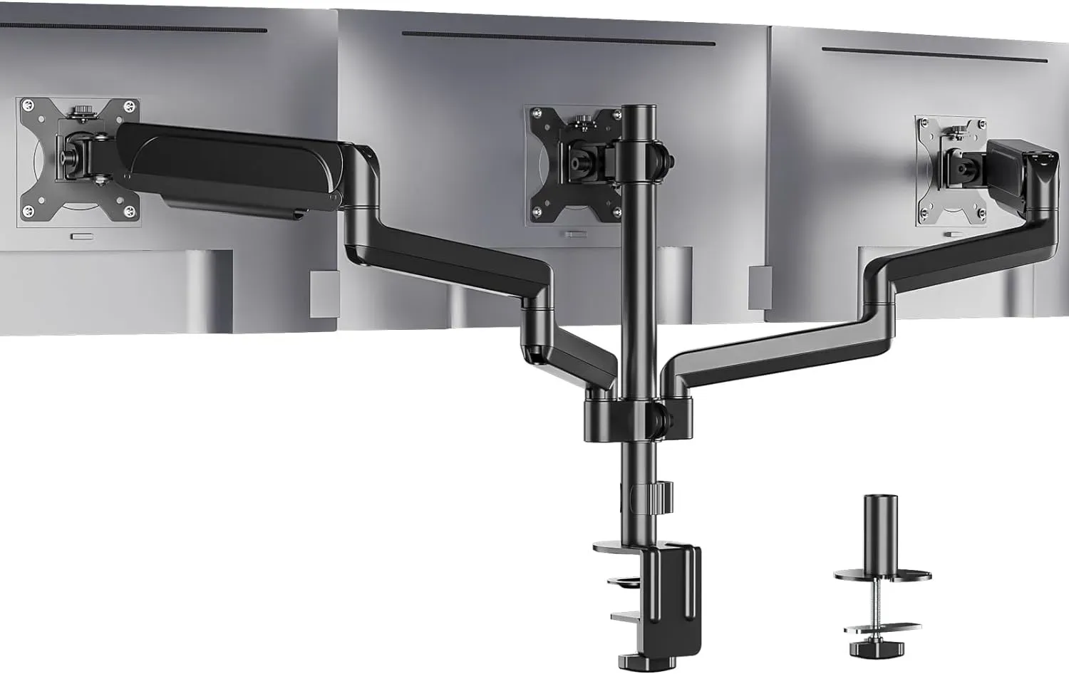 WALI Triple Monitor Mount - Black